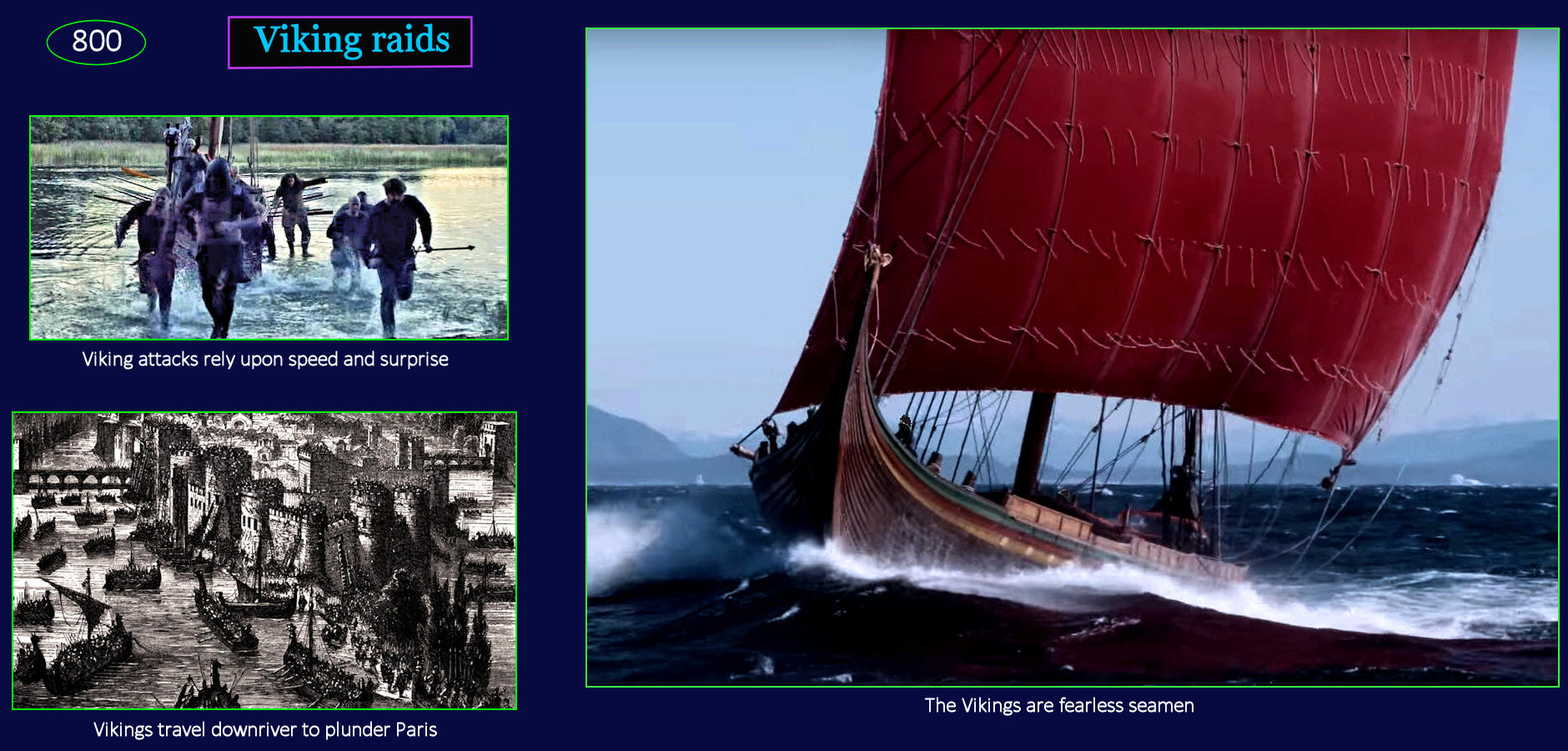 Viking raids, 800s AD